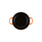 LE CREUSET(ル・クルーゼ) ココット・ロンド オレンジ (内面：マットブラック)