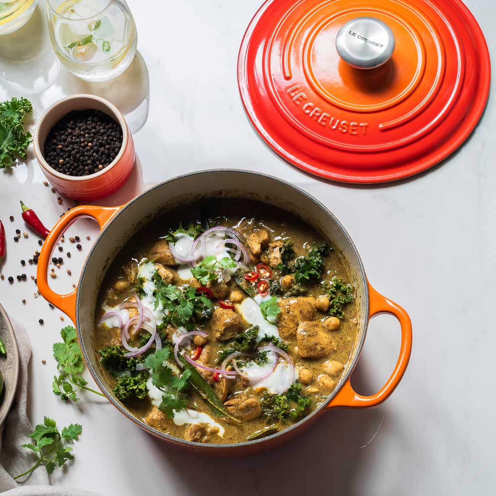 LE CREUSET(ル・クルーゼ) ココット・ロンド メレンゲ |キッチン用品