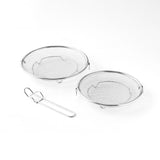 bws SELECTION（ビーワースセレクション）すっきり暮らす盆ざる 19・22cmセット 持ち上げフック付き