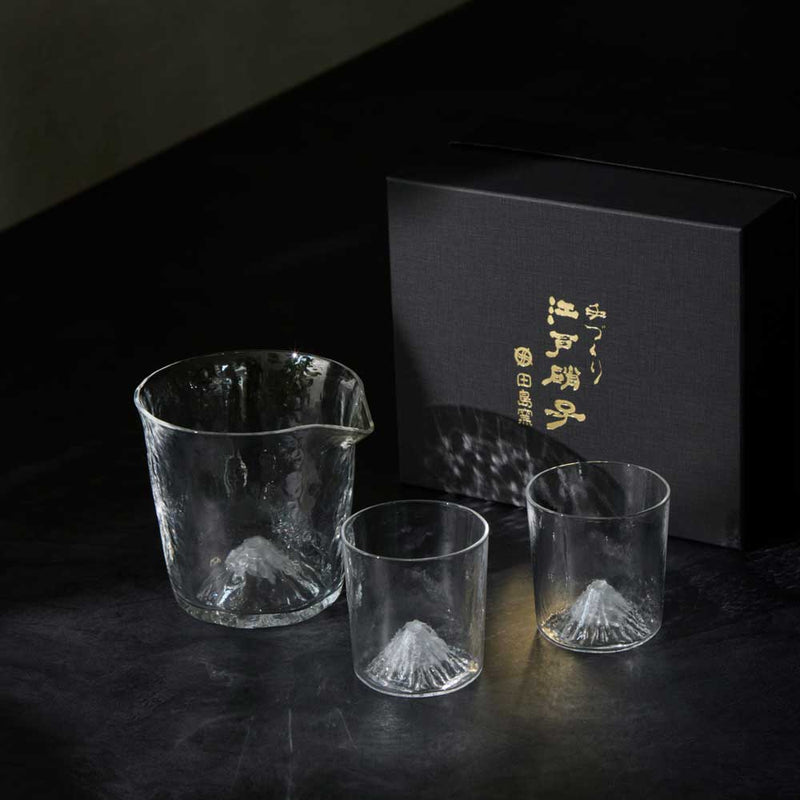 田島硝子 富士山 冷酒セット