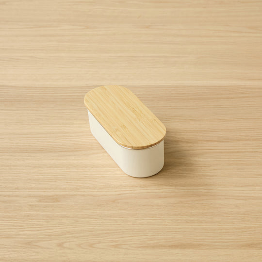 ののじ ステンレスランチボックス スリム ホワイト