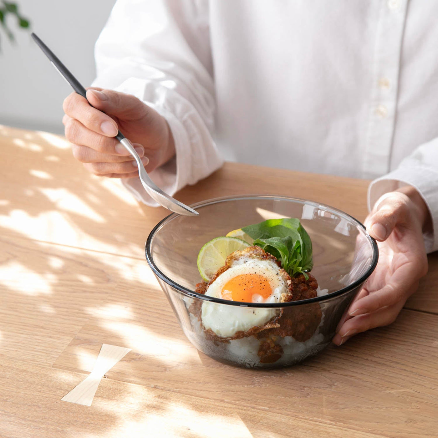 HARIO COLORS(ハリオ カラーズ) サラダボウル グレー HCSB-175-GR