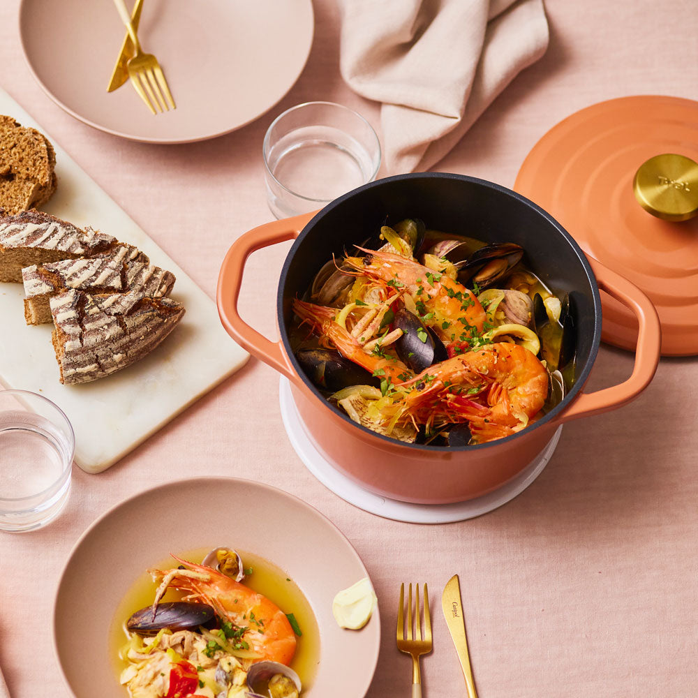 T-fal(ティファール) キャストライン エアココット IHココット鍋