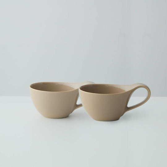 La Cucina Felice ラウンジ コーヒーマグ グレージュ2個セット(オンラインストア限定)