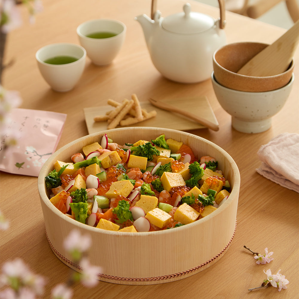 桶栄　飯台 送料込み】にちにち道具 捩り箍の飯台(底丸) |キッチン用品通販