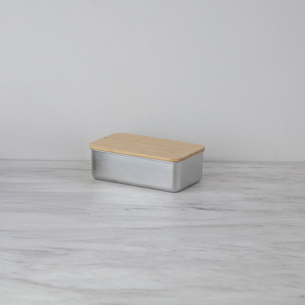 ののじ ステンレスランチボックス レクタングル シルバー NLR0950-SB