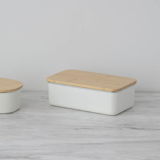 ののじ ステンレスランチボックス レクタングル ホワイト