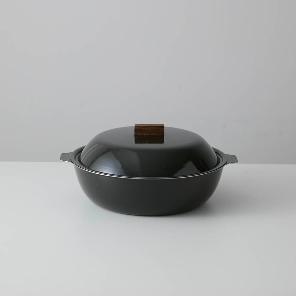 KINTO（キントー）KAKOMI IH琺瑯鍋 チャコール |キッチン用品通販