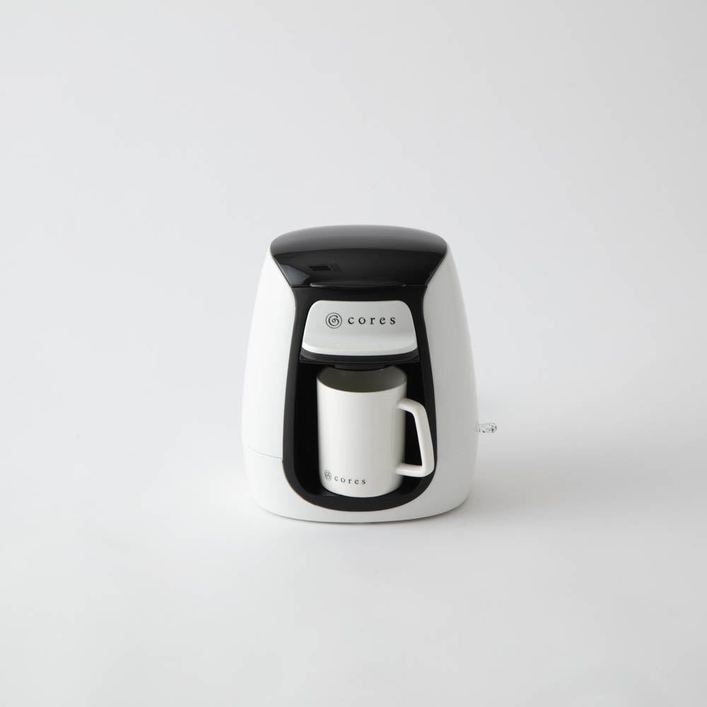 Cores（コレス） 1カップコーヒーメーカー ホワイト C312WH |キッチン