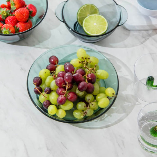 HARIO COLORS(ハリオ カラーズ) リム付きプレート グリーン