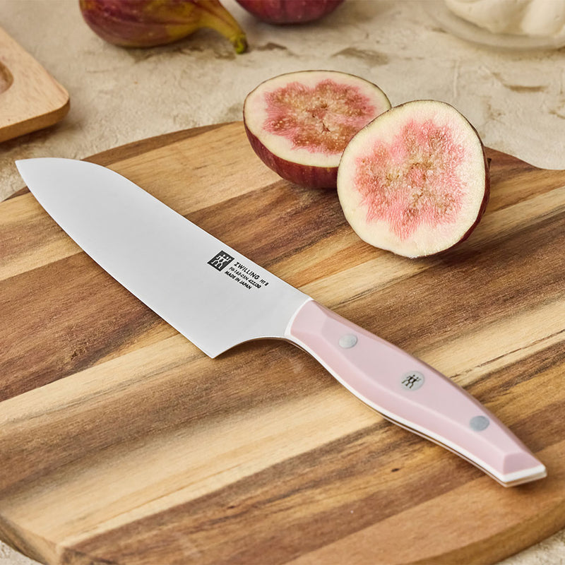 ZWILLING（ツヴェリング） Fit II 三徳包丁16cm スモーキーピンク