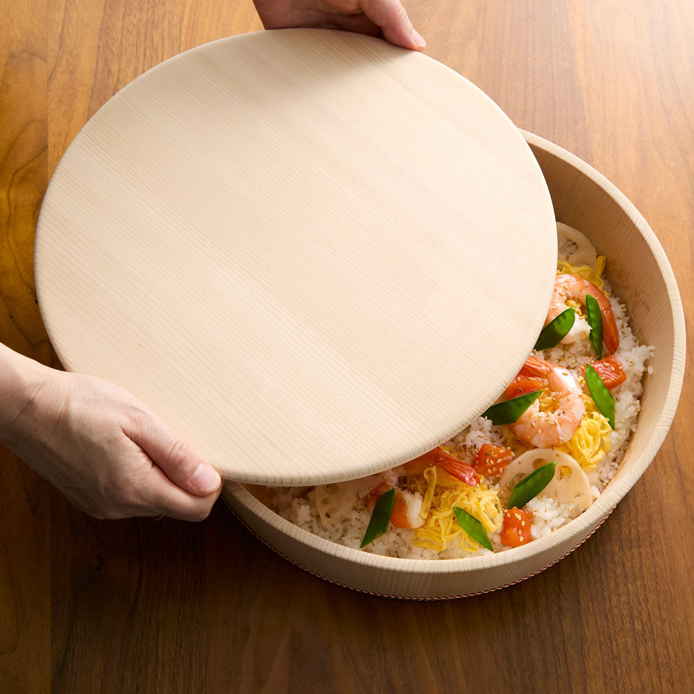 送料込み】にちにち道具 捩り箍の飯台セット |キッチン用品通販