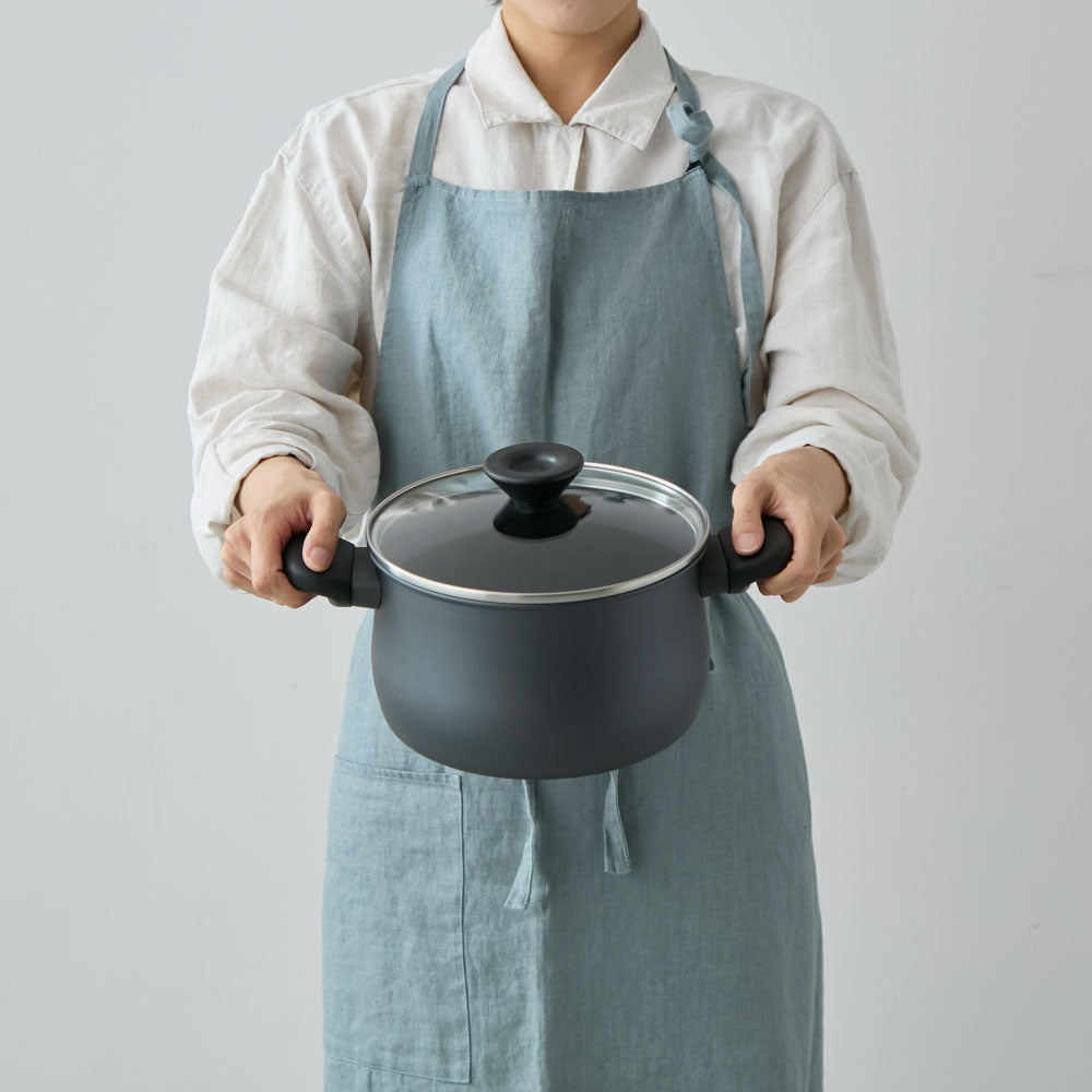 MAYER（マイヤー）ミッドナイト 両手鍋 20cm MNH-W20 |キッチン用品