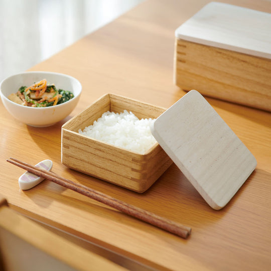 kirisai(キリサイ) 桐のレンジでごはん鉢