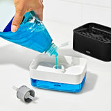 OXO(オクソー) スポンジホルダー(ソープディスペンサー付) マットブラック