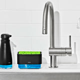 OXO(オクソー) スポンジホルダー(ソープディスペンサー付) マットブラック