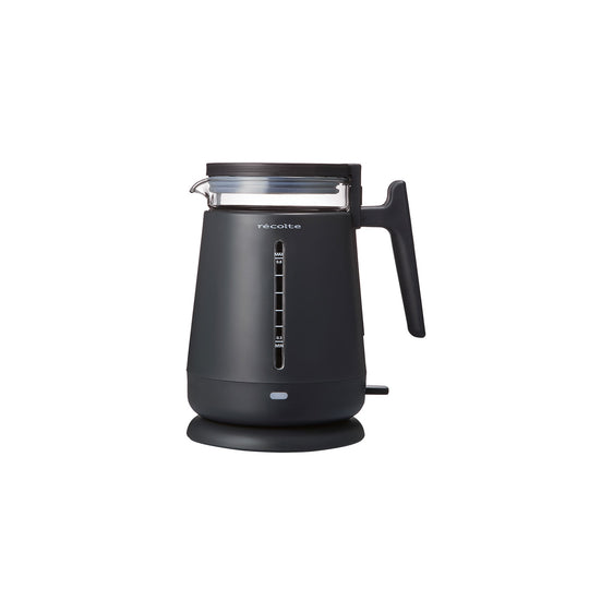 recolte(レコルト) ダブルウォールガラスケトル グレー