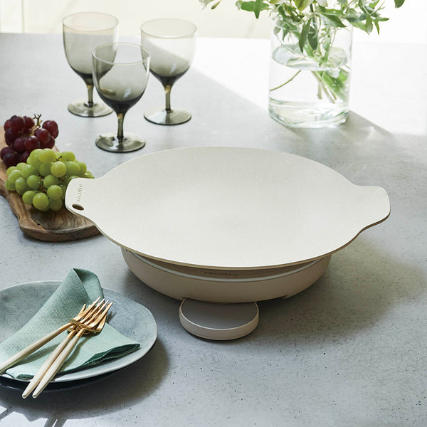 卓上IH クッキンググリドル クリームホワイト