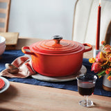 LE CREUSET(ル・クルーゼ) ココット・ロンド オレンジ