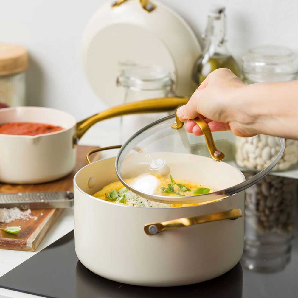 グリーンパンSTUDIO（ストゥディオ）キャセロール 20cm ガラス蓋付き