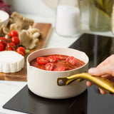 グリーンパンSTUDIO（ストゥディオ）ミルクパン 14cm クリームホワイト