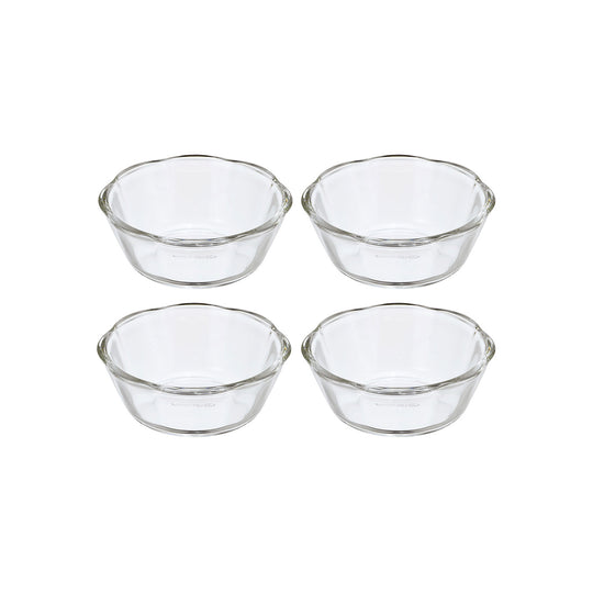 【SALE】HARIO(ハリオ) 耐熱ガラス製スイーツボウル200ml 4個セット