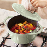 T-fal(ティファール) キャストライン エアココット IHココット鍋 セージグリーン