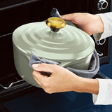 T-fal(ティファール) キャストライン エアココット IHココット鍋 セージグリーン