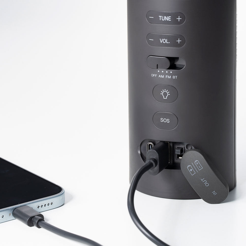 ±0 プラスマイナスゼロ　防災ラジオ　XAR-J010W 0443454000194_01_WHITE