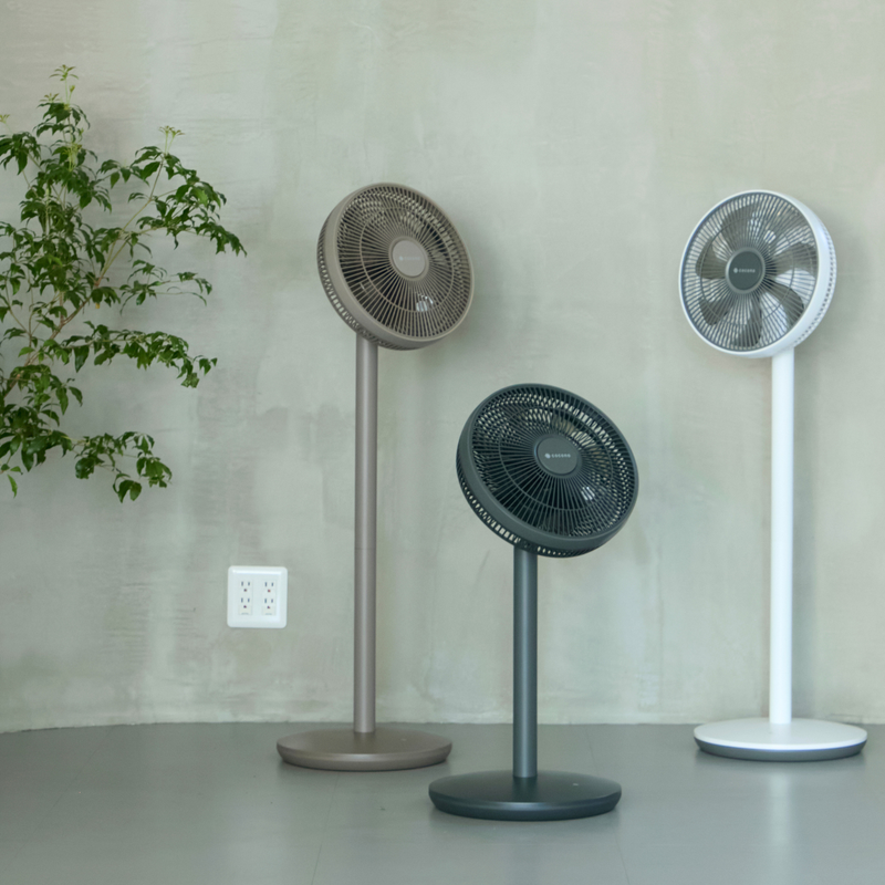 cocono(ココノ) airy fan basic 扇風機 サーキュレーター ホワイト CF