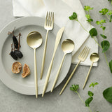 Cutipol(クチポール) ムーン デザートスプーン シャンパンゴールド(サテン)