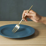 Cutipol(クチポール) ムーン テーブルフォーク シャンパンゴールド(サテン)