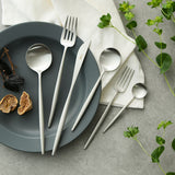 Cutipol(クチポール) ムーン デザートフォーク シルバー(サテン)