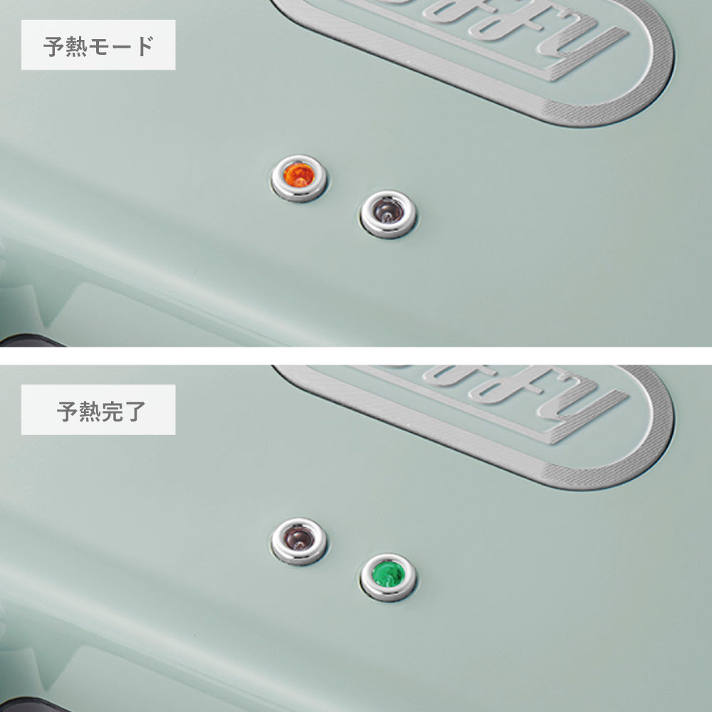 Toffy（トフィー）ホットサンドメーカー アッシュホワイト K-HS4-AW