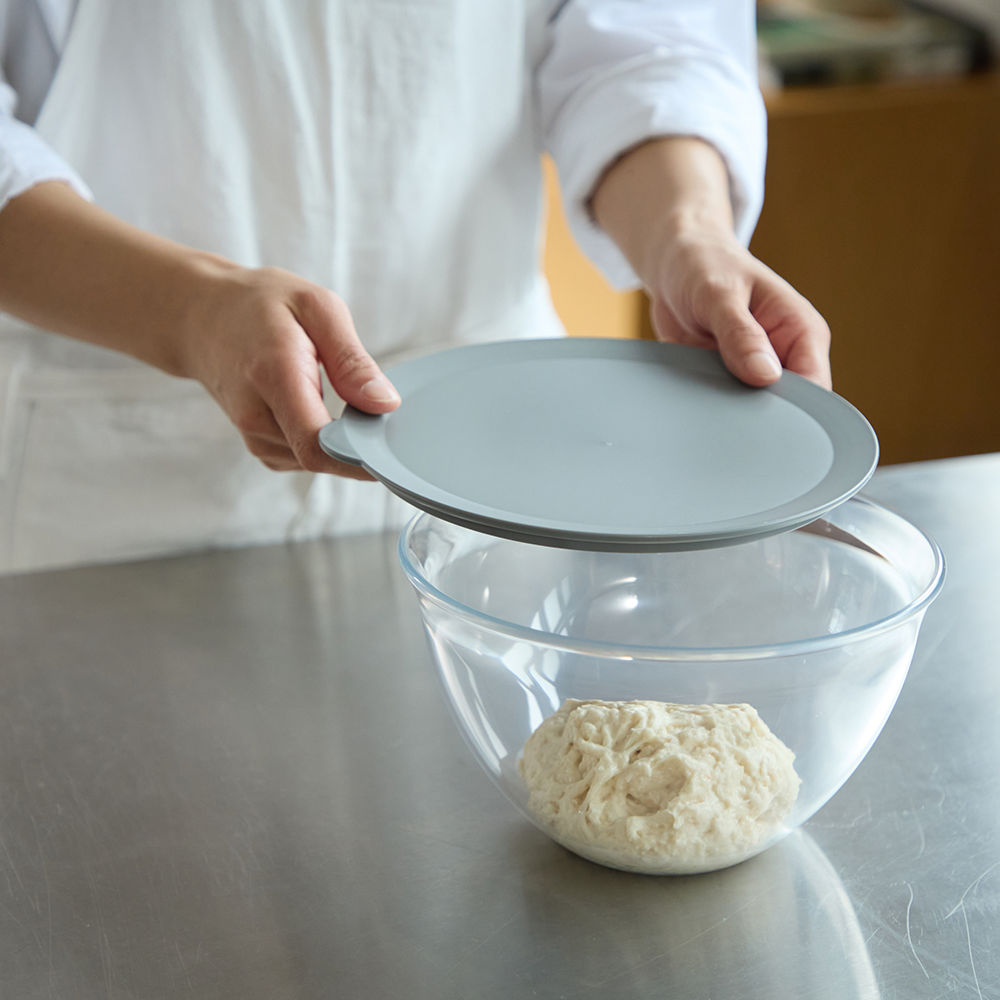 365methods ガラスのようなボウル 20cm用 蓋(グレー) |キッチン用品