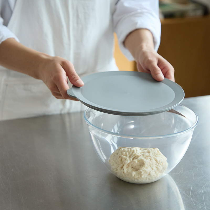 365methods ガラスのようなボウル 20cm用 蓋(グレー) |キッチン用品