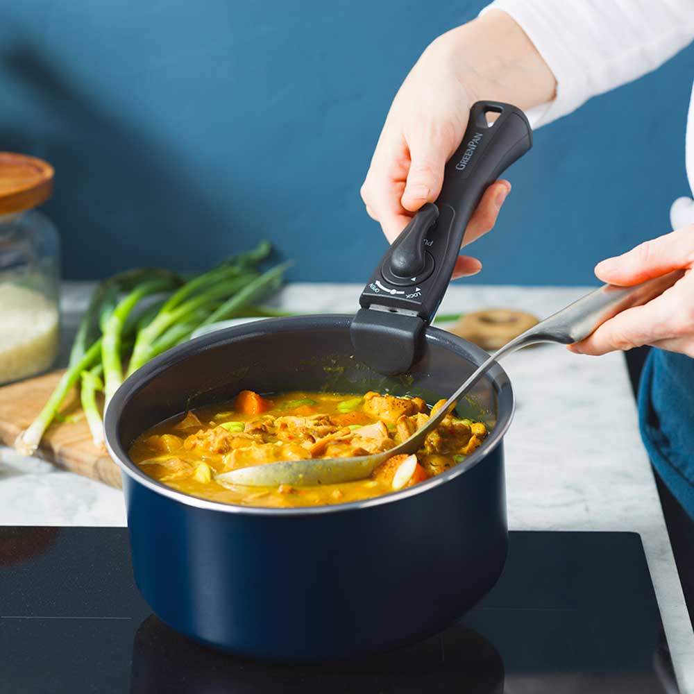 単品】グリーンパン クリックシェフ 着脱式ハンドル CC009786-104