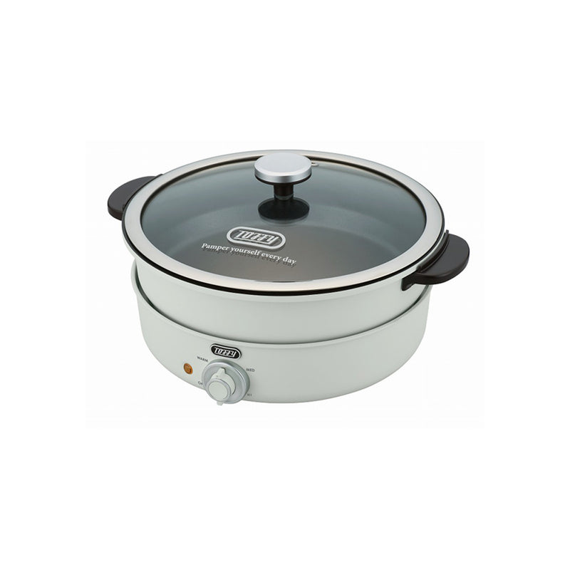 Toffy（トフィー）電気グリル鍋 アッシュホワイト