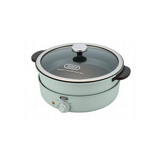 Toffy（トフィー）電気グリル鍋 ペールアクア