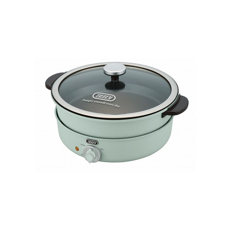 Toffy（トフィー）電気グリル鍋 ペールアクア