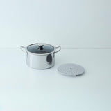 UMIC(ユミック) IHデュオ 両手鍋・スチームプレート付セット