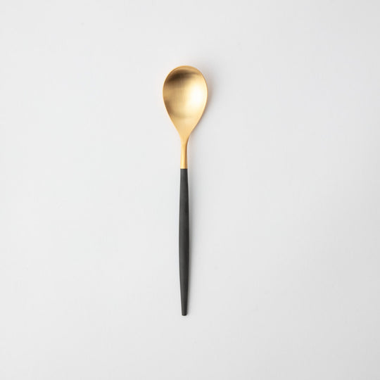 Cutipol(クチポール) ミオ ブラック×ゴールド テーブルスプーン