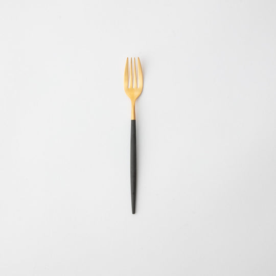Cutipol(クチポール) ミオ ブラック×ゴールド デザートフォーク