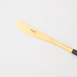 Cutipol(クチポール) ミオ ブラック×ゴールド テーブルナイフ