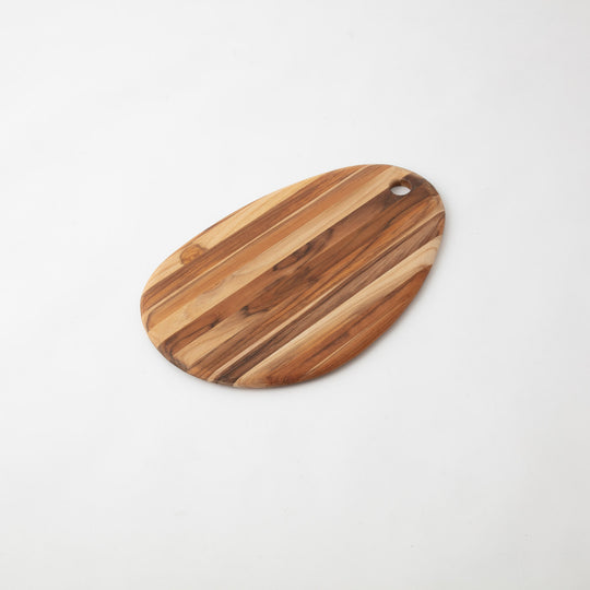 TEAK HAUS(チークハウス)  エレガントコレクション ラウンドエッジ穴あき カッティングボード