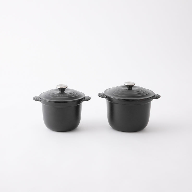 【おまけ付き！】LE CREUSET(ル・クルーゼ) ココット・エブリィ マッドブラック