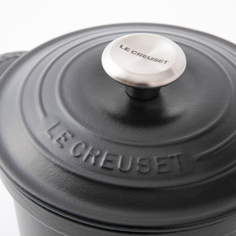 【おまけ付き！】LE CREUSET(ル・クルーゼ)   ココット・エブリィ マッドブラック