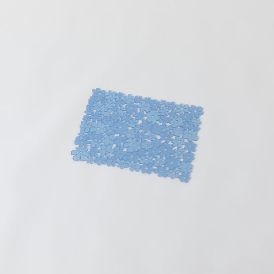 InterDesign（インターデザイン） Blumz （ブルムズ） シンクマット L 花柄 ブルー