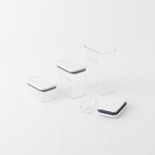 OXO(オクソー)  ポップコンテナ レクタングル3ピーススクープ付