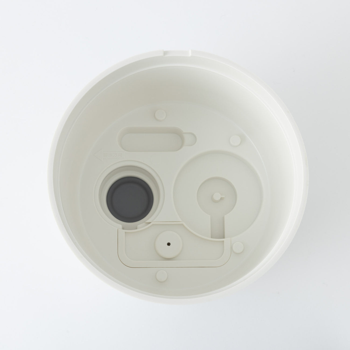 ±0/プラスマイナスゼロ スチームファン式加湿器 ドーナツ型 白 インテリアショップルーミー デザイン家電 プラスマイナスゼロアロマ